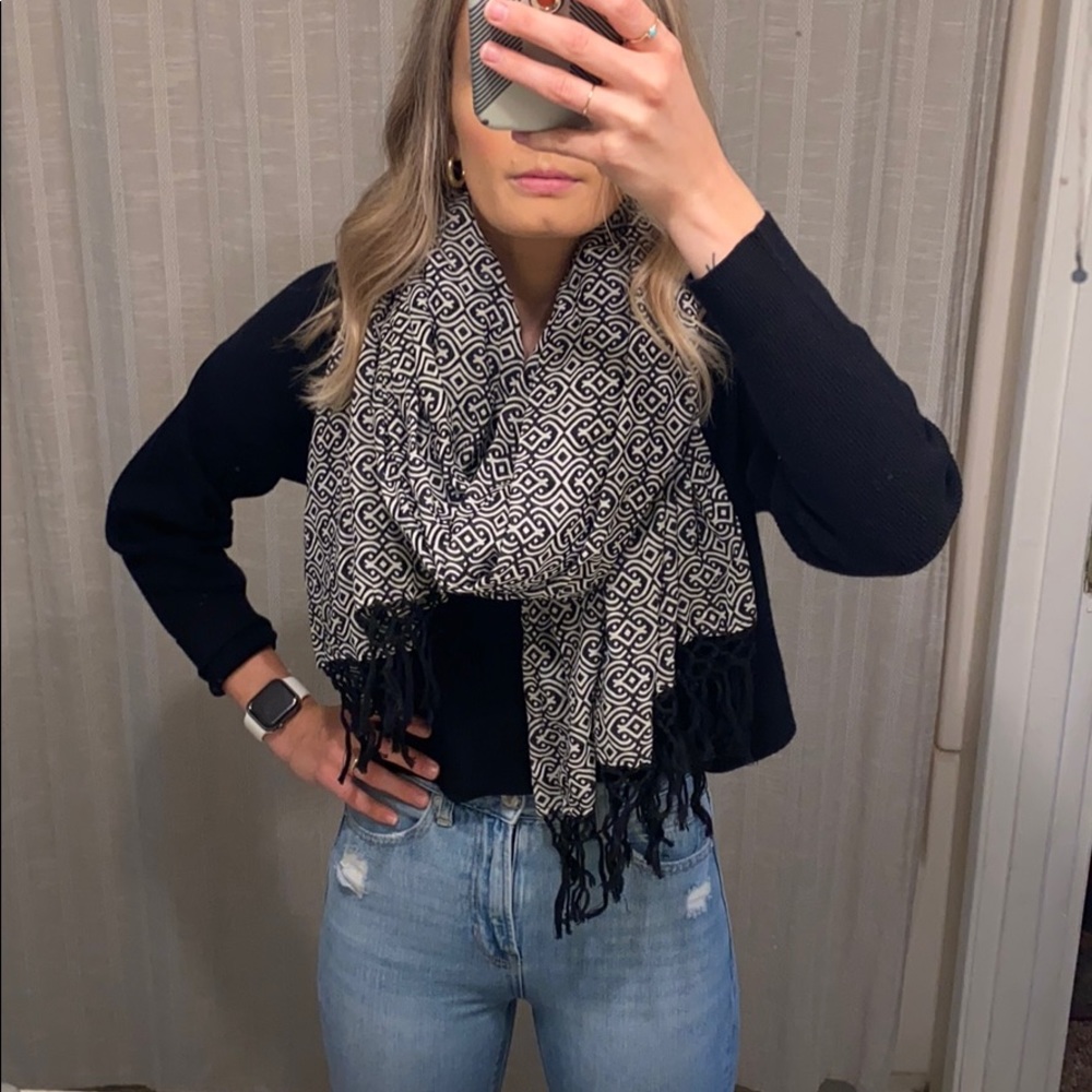 Bay sky cotton scarf